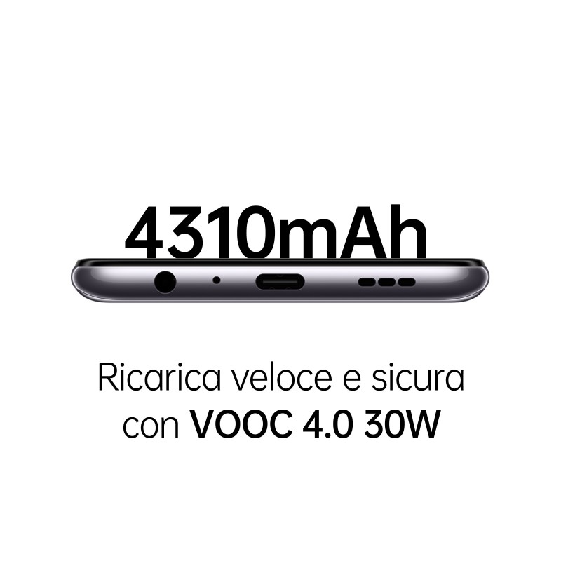 OPPO A94 5G 16.3 cm (6.43") Dual SIM ColorOS 11.1 USB Type-C 8 GB 128 GB 4310 mAh Black