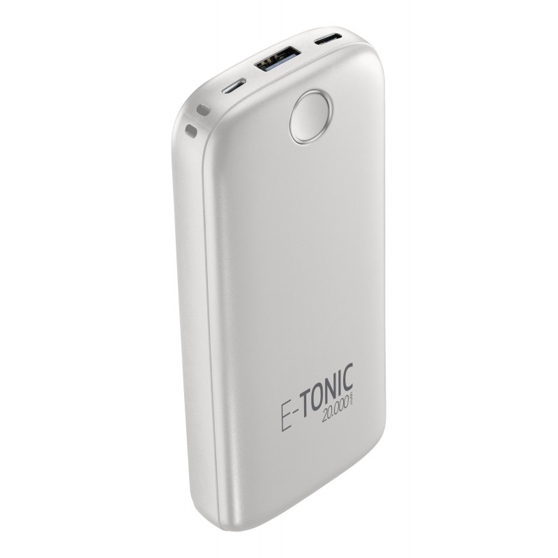 Cellularline E-Tonic banque d'alimentation électrique 20000 mAh Blanc