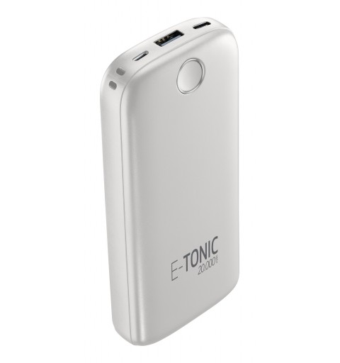 Cellularline E-Tonic banque d'alimentation électrique 20000 mAh Blanc