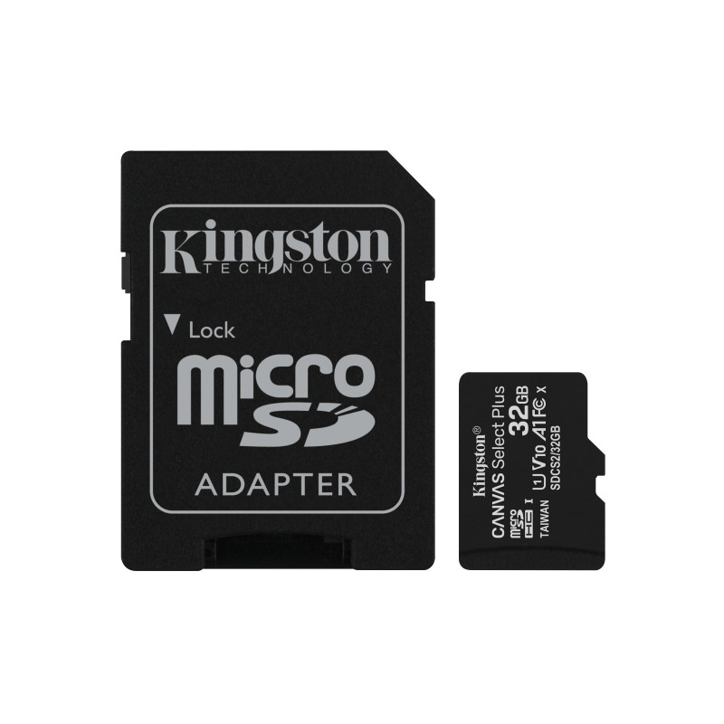 Kingston Technology Canvas Select Plus 32 GB MicroSDHC UHS-I Clase 10