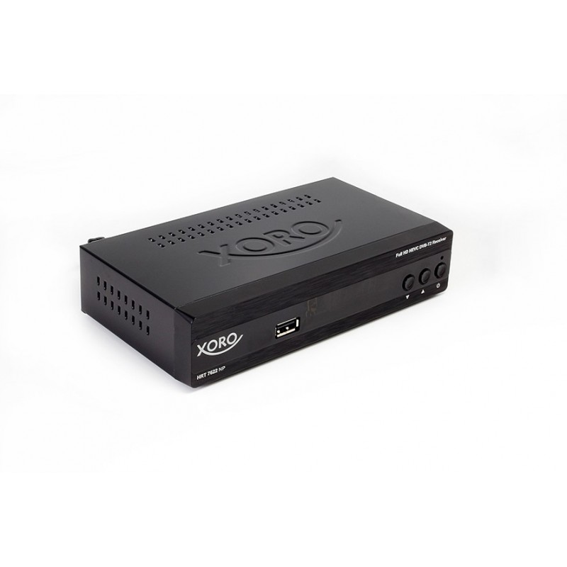 Xoro HRT 7622NP descodificador para televisor Ethernet (RJ-45), Terrestre Full HD Negro