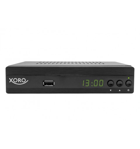 Xoro HRT 7622NP TV set-top boxe Ethernet (RJ-45), Terrestre Full HD Noir