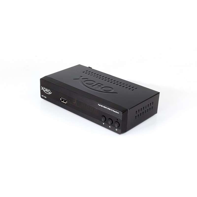 Xoro HRT 7622NP descodificador para televisor Ethernet (RJ-45), Terrestre Full HD Negro