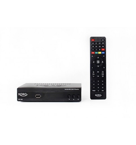 Xoro HRT 7622NP set-top box TV Ethernet (RJ-45), Terrestre Full HD Nero