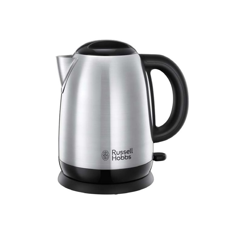 Russell Hobbs Adventure bollitore elettrico 1,7 L 2400 W Nero, Argento