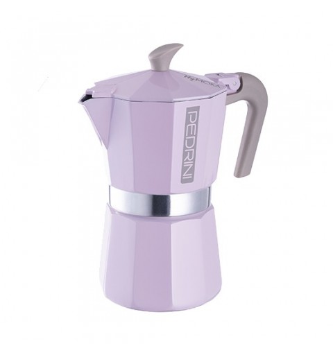 Pedrini MyMoka Mix Cafetera italiana Azul, Verde, Rosa