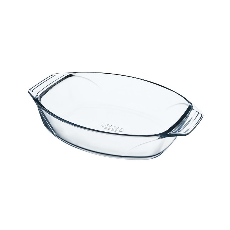 Pyrex 412B000 bandeja de horno 4 L Ovalado Vidrio Cazuela para hornear