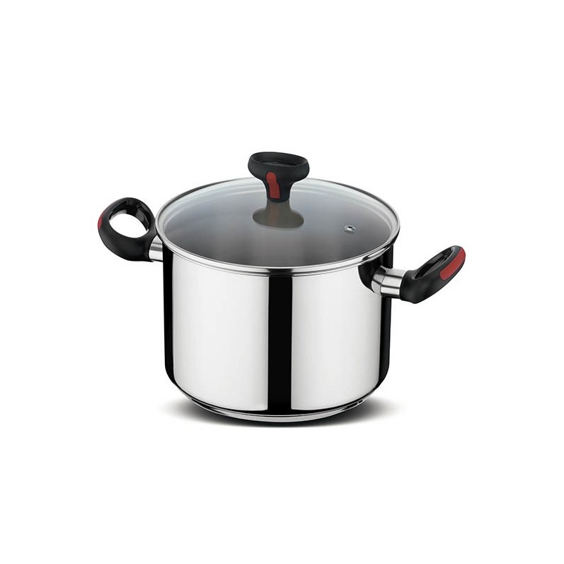 Lagostina Linea Rossa casserole à sauce Rond Acier inoxydable