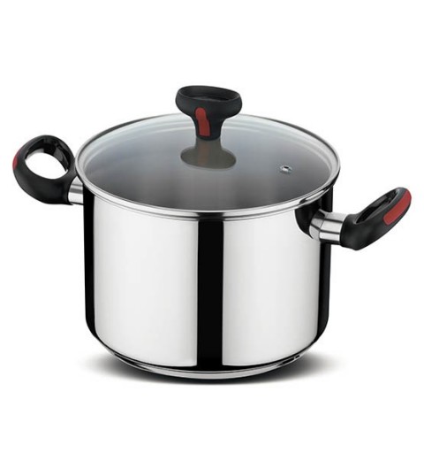 Lagostina Linea Rossa casserole à sauce Rond Acier inoxydable