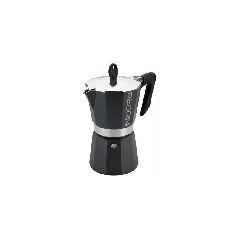 Pedrini 9111 manual coffee maker Moka pot Anthracite