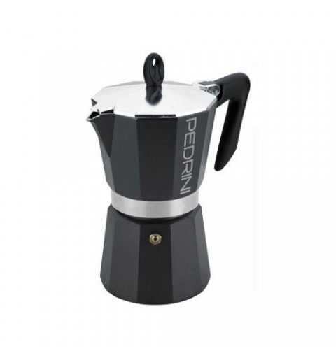 Pedrini 9111 manual coffee maker Moka pot Anthracite