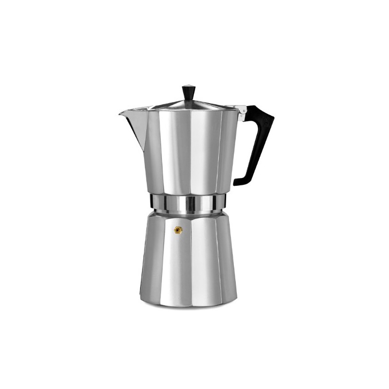 PEZZETTI Italexpress Cafetera italiana 0,3 L Aluminio, Negro