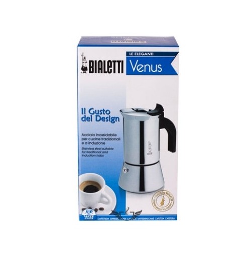 Bialetti Venus box Pod coffee maker 0.3 L Silver