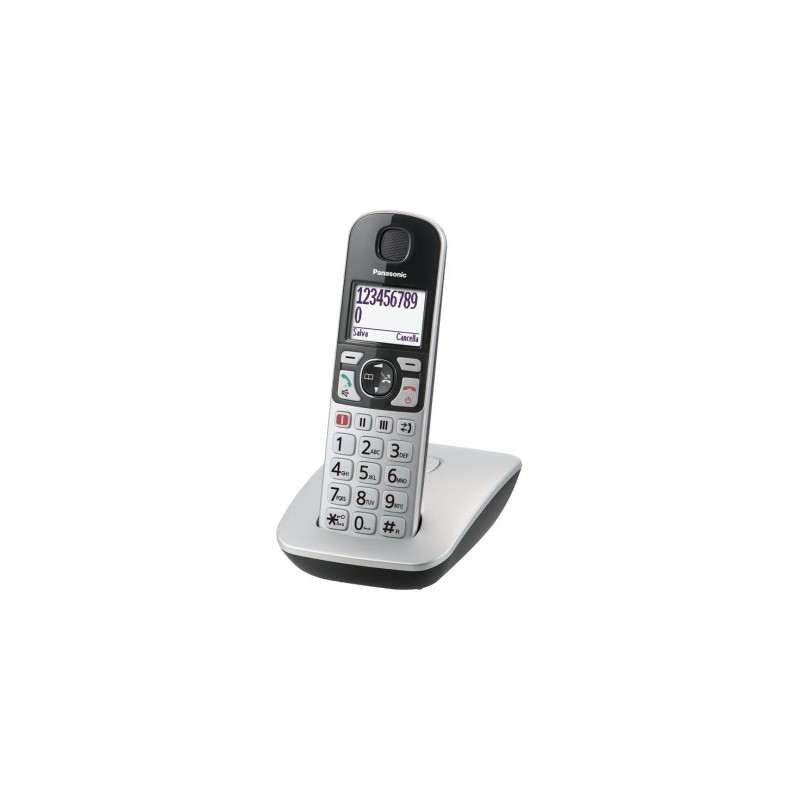 Panasonic KX-TGE510JTS téléphone Téléphone DECT Identification de l'appelant Argent