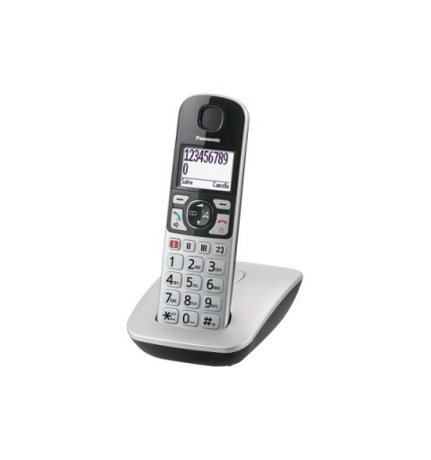 Panasonic KX-TGE510JTS téléphone Téléphone DECT Identification de l'appelant Argent