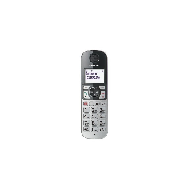 Panasonic KX-TGE510JTS telefono Telefono DECT Identificatore di chiamata Argento