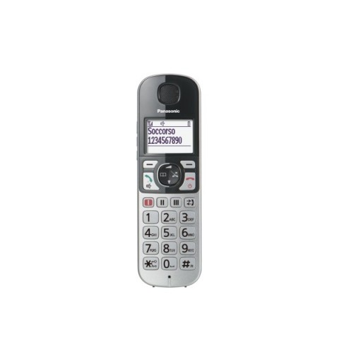 Panasonic KX-TGE510JTS telefono Telefono DECT Identificatore di chiamata Argento