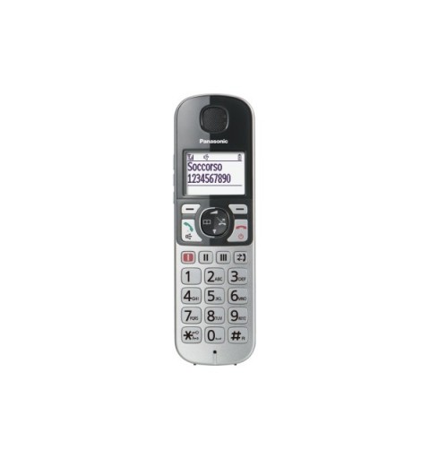 Panasonic KX-TGE510JTS téléphone Téléphone DECT Identification de l'appelant Argent