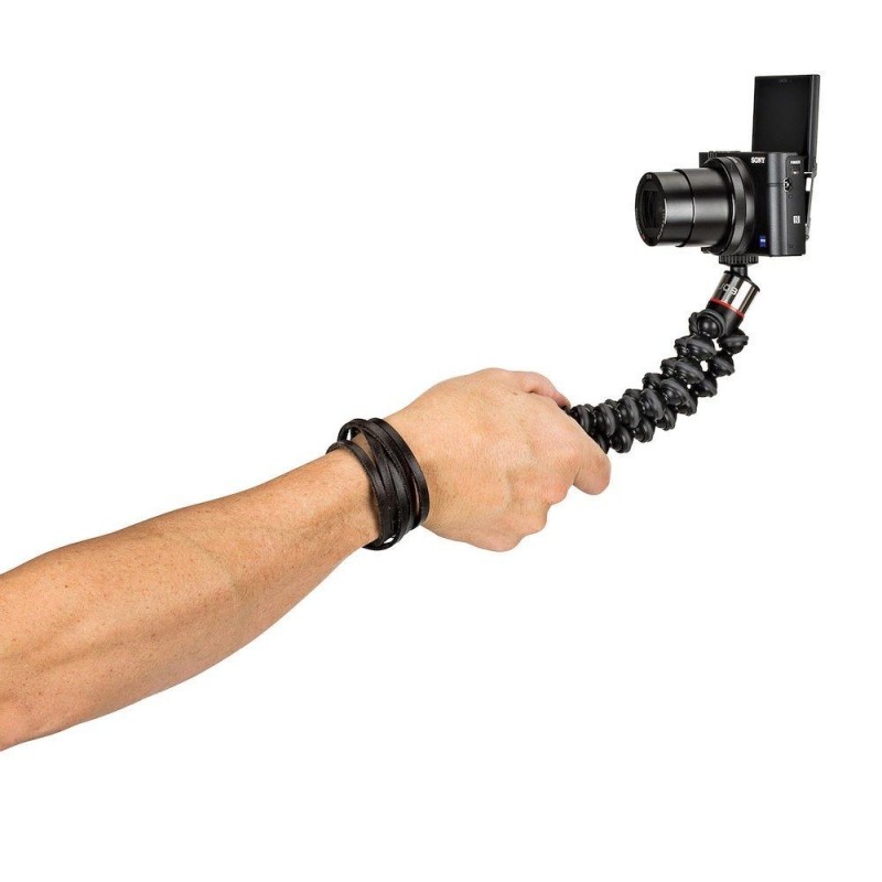 Joby GorillaPod 500 trépied Caméras numériques 3 pieds Noir, Gris, Acier inoxydable