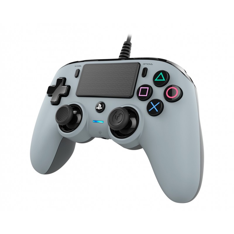 NACON PS4OFCPADGREY Gaming-Controller Grau Gamepad Analog Digital PlayStation 4