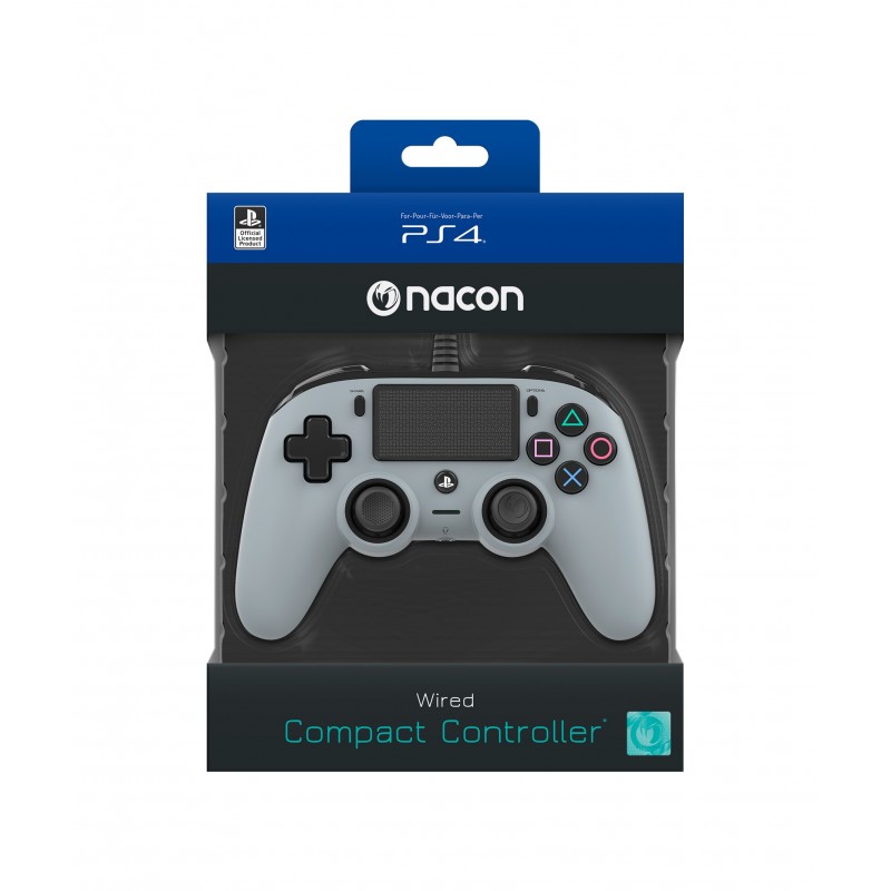 NACON PS4OFCPADGREY Gaming Controller Grey Gamepad Analogue Digital PlayStation 4