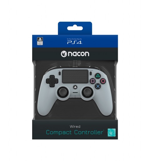 NACON PS4OFCPADGREY Gaming Controller Grey Gamepad Analogue Digital PlayStation 4