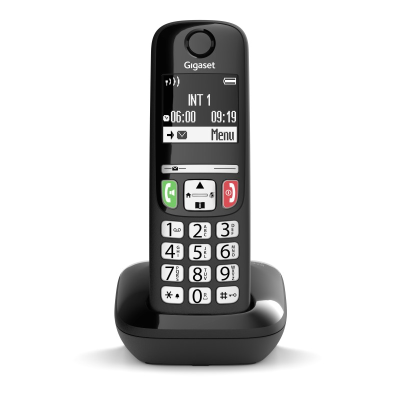 Gigaset E270 DECT-Telefon Anrufer-Identifikation Schwarz