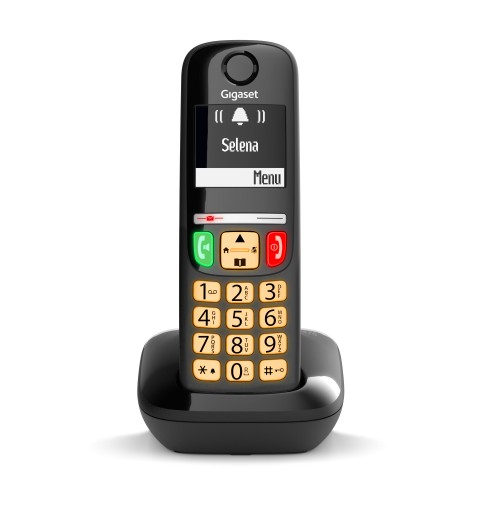 Gigaset E270 Teléfono DECT Identificador de llamadas Negro