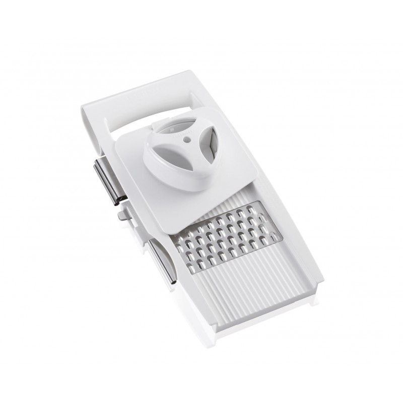 Leifheit 22138 rallador Acero inoxidable, Blanco