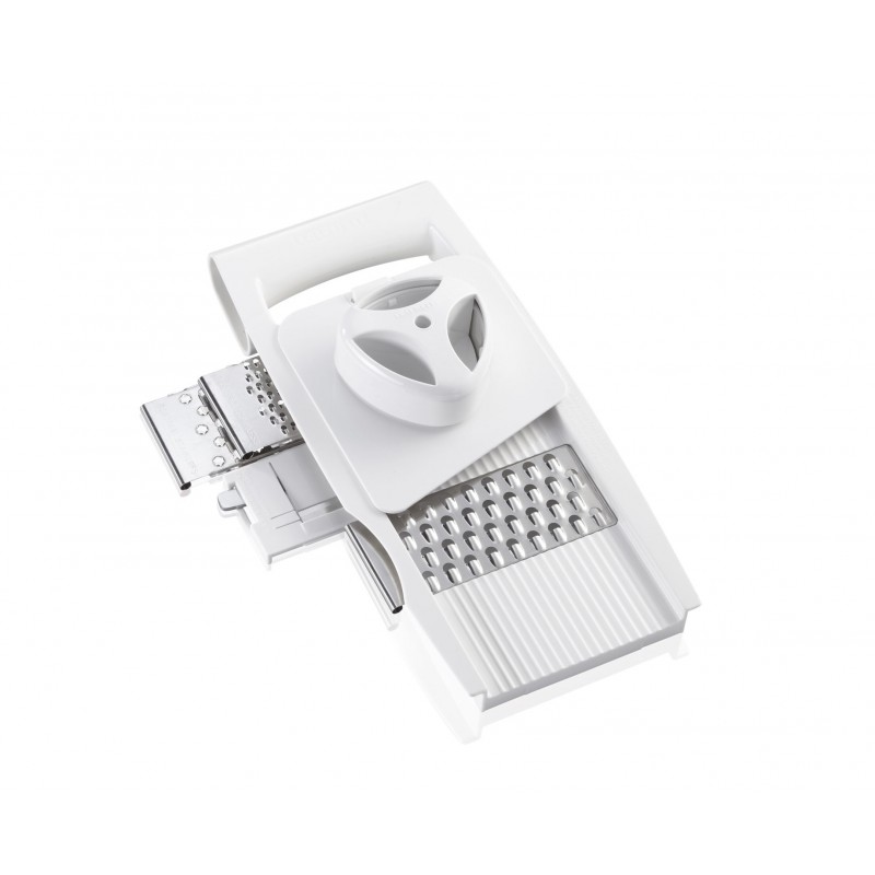 Leifheit 22138 rallador Acero inoxidable, Blanco
