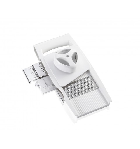 Leifheit 22138 rallador Acero inoxidable, Blanco