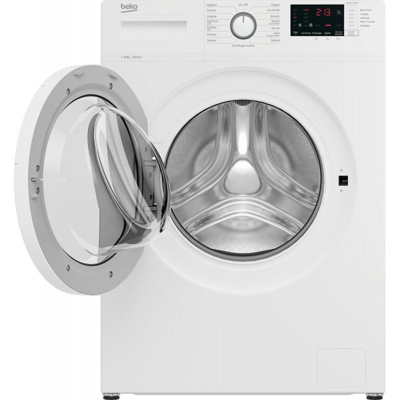 Beko WUX61032W-IT lavadora Carga frontal 6 kg 1000 RPM E Blanco