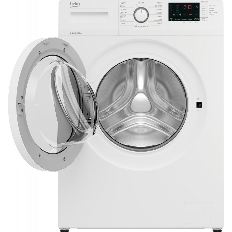 Beko WUX61032W-IT lavatrice Caricamento frontale 6 kg 1000 Giri min E Bianco