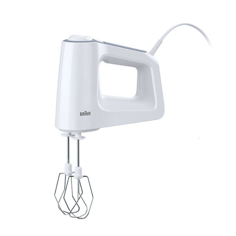 Braun HM 3135 WH Hand mixer 500 W Grey, White