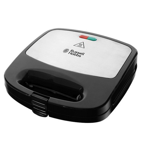 Russell Hobbs Fiesta gaufrier et appareil à croque-monsieur 750 W Noir, Acier inoxydable