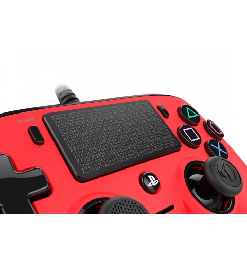 NACON PS4OFCPADRED periferica di gioco Rosso Gamepad Analogico Digitale PlayStation 4