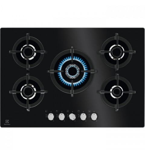 Electrolux EGG7537K Negro Integrado 75 cm Encimera de gas 5 zona(s)