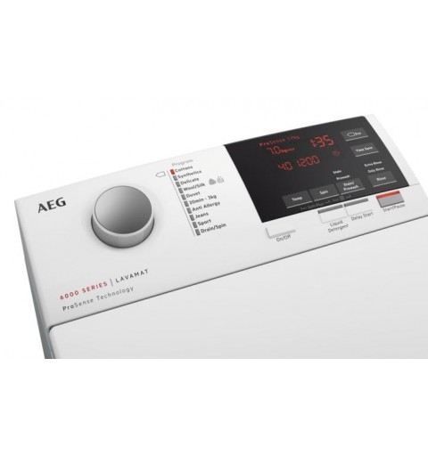 AEG L6TBG723 machine à laver Charge par dessus 7 kg 1151 tr min E Blanc