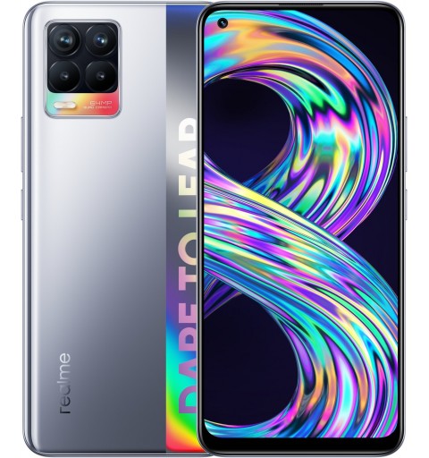 realme 8 16,3 cm (6.4") SIM doble 4G USB Tipo C 6 GB 128 GB 5000 mAh Plata