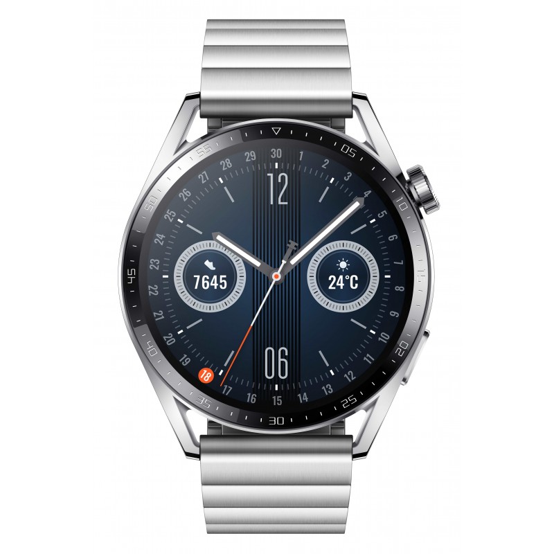 Huawei WATCH GT 3 3,63 cm (1.43") 46 mm AMOLED Acciaio inossidabile GPS (satellitare)