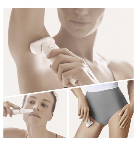 Braun Silk-épil 9 81690190 epilator 40 tweezers White, Gold