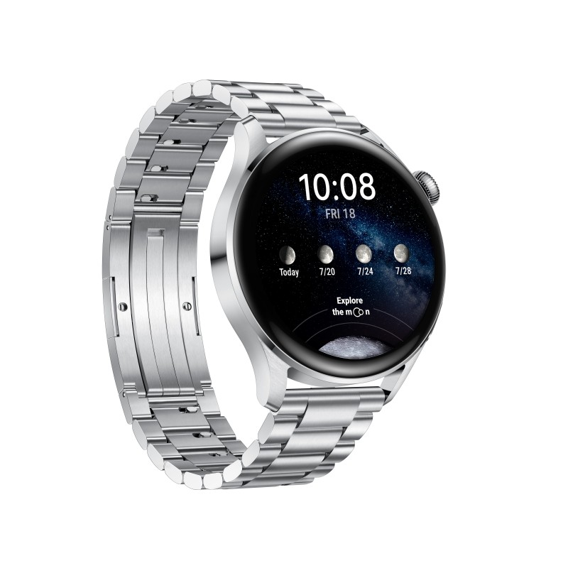 Huawei WATCH 3 Elite 3,63 cm (1.43 Zoll) 48 mm AMOLED 4G Edelstahl GPS