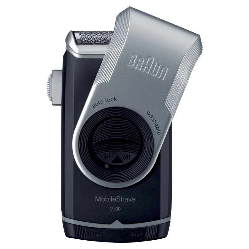 Braun MobileShave PocketGo M90 Blue, Silver