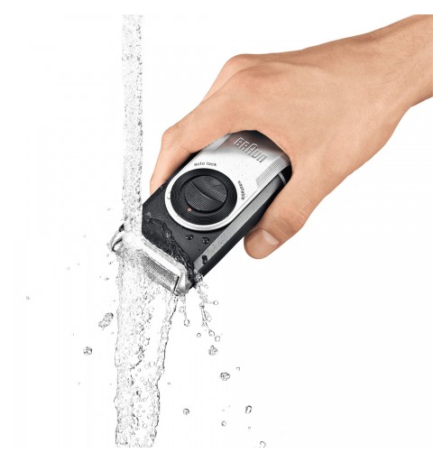 Braun MobileShave PocketGo M90 Azul, Plata