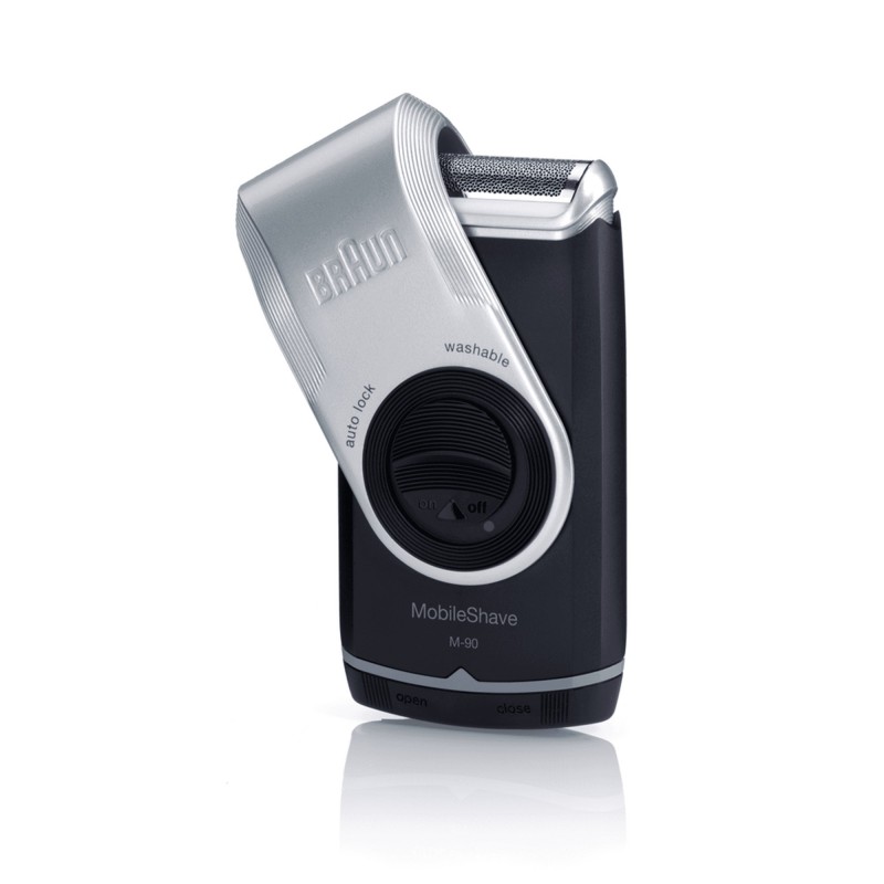 Braun MobileShave PocketGo M90 Azul, Plata