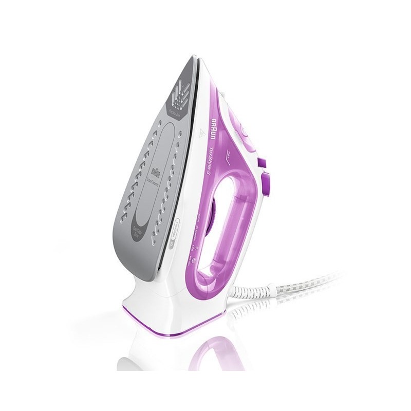 Braun TexStyle 3 SI 3030 Dry & Steam iron Ceramic Ultra Glide soleplate 2300 W Pink