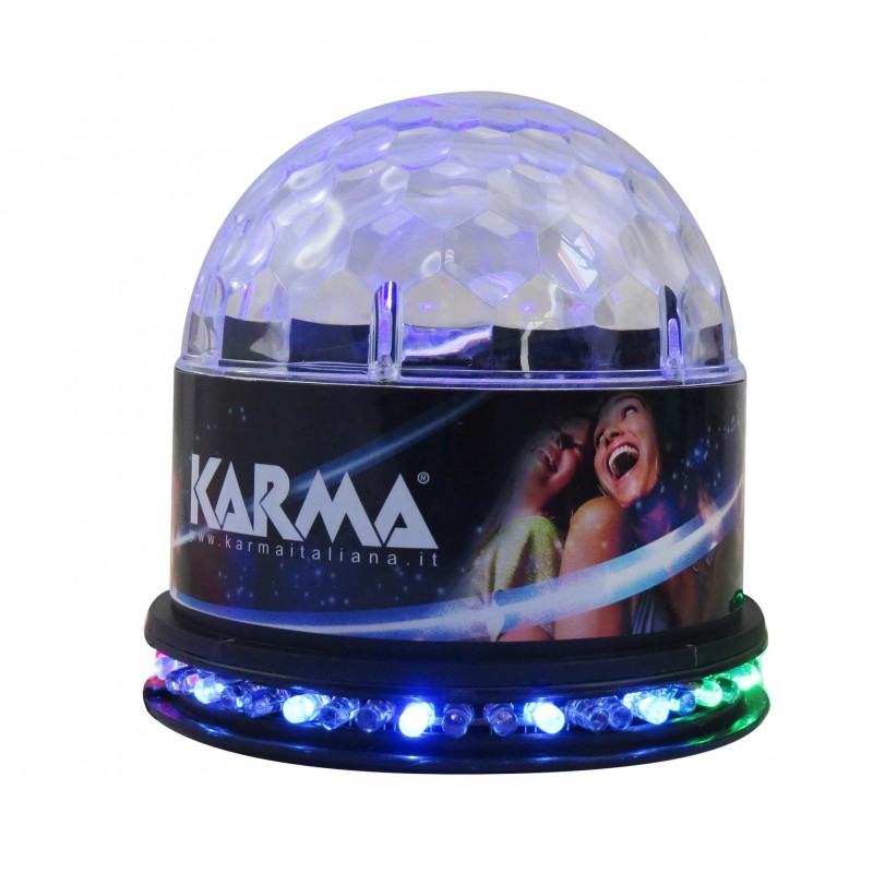 Karma Italiana CLB 6 esfera giratorio discoteca 12,7 cm Multicolor