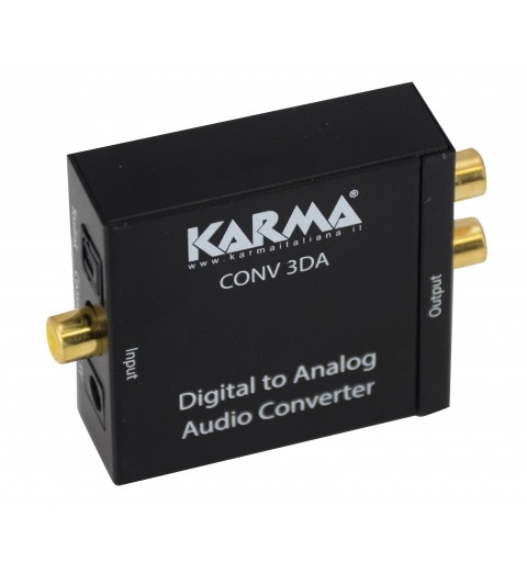 Karma Italiana CONV 3DA convertisseur audio Noir