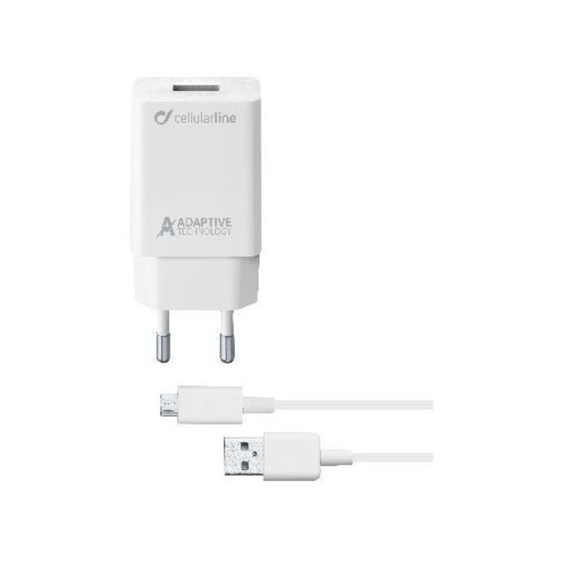 Cellularline ACHSMKIT15WMUSBW mobile device charger White Indoor