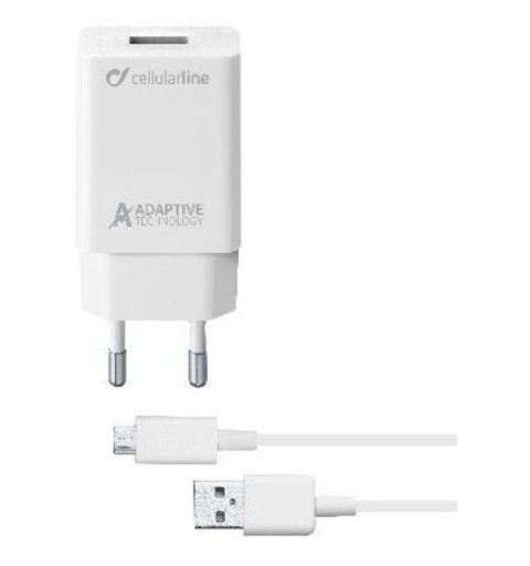 Cellularline ACHSMKIT15WMUSBW mobile device charger White Indoor